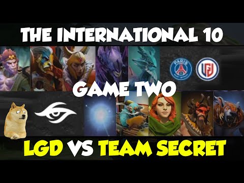 TEAM SECRET vs LGD - DOTA2 THE INTERNATIONL 10 GAME 2 | AME CRAZY MONKEY GOD!