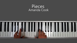 Pieces - Amanda Cook Piano Tutorial and Chords