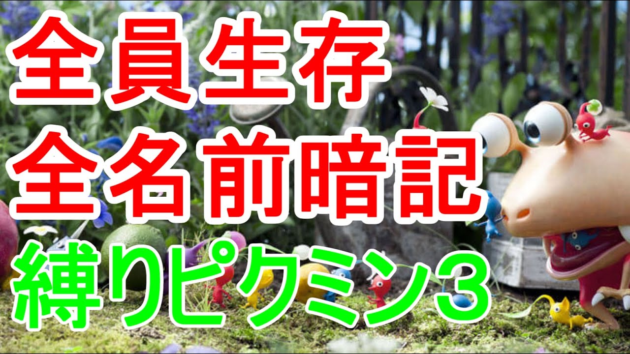 🔴ピクミン３デラックスを究極縛りプレイ