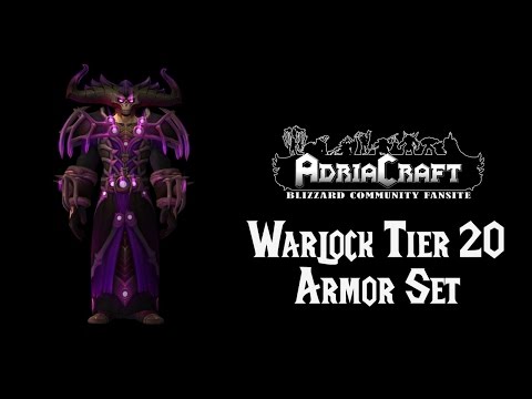 Warlock Tier 20 Armor Set