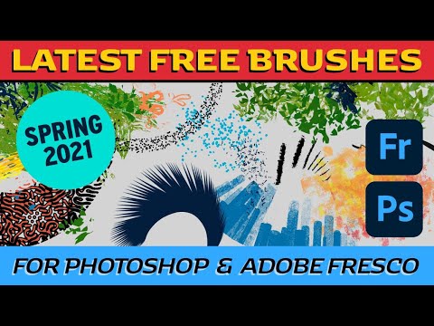 The Latest Free Brushes for Photoshop & Fresco Spring 2021