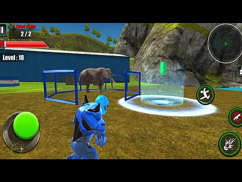 Police Robot Animals Rescue: Animals Rescue And Shooting Enemies Game #5 - Android Gameplay