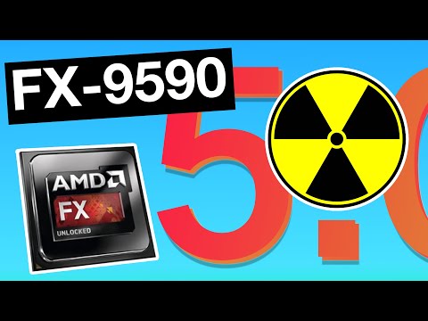 An 8-Core 5GHz Nuclear CPU from 2013: AMD FX-9590's Stories and Tests