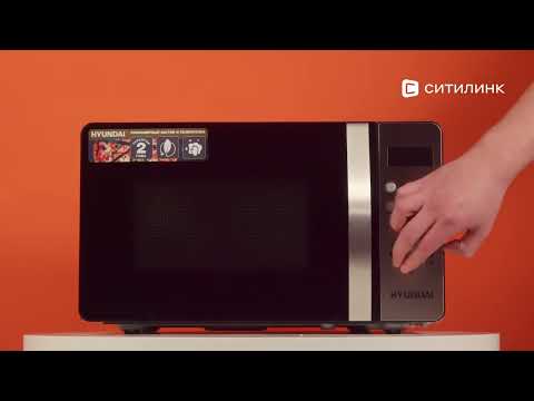 фото микроволновая печь hyundai hym-d2071 silver 20л 700вт bc p321 0