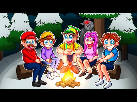 We Went Camping In The SNOW In GTA 5...