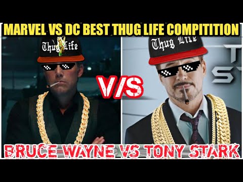 IRON MAN VS BATMAN THUG LIFE HINDI | MARVEL VS DC BEST FUNNY SCENES HINDI | Yttrends