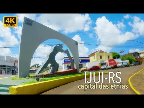 Ijuí - Rio Grande do Sul  4K | Dirigindo por quase toda a cidade
