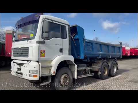 Degroote Trucks: MAN TGA 26.350 - 6x4 tipper truck for sale