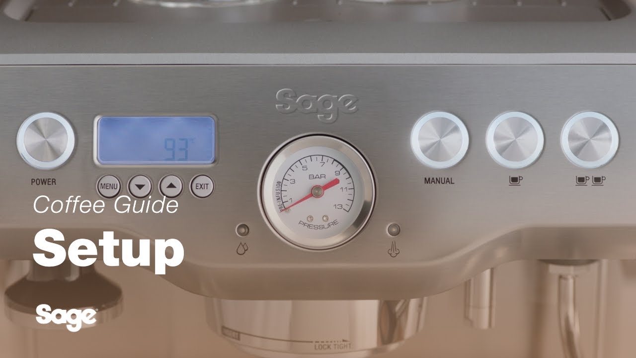 Breville coffee guide tutorial - How to use the interface