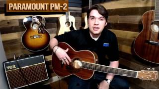Video thumbnail for Fender PM-2 Parlor Acoustic by napervillemusic