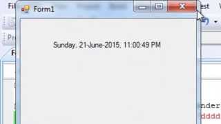 Video thumbnail for Create Date And Digital Clock With Microsoft Visual Studio 2008 by cruz sendy