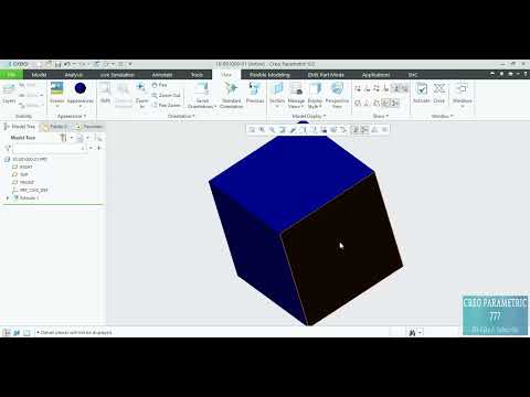 Creo Part Mode Interface
