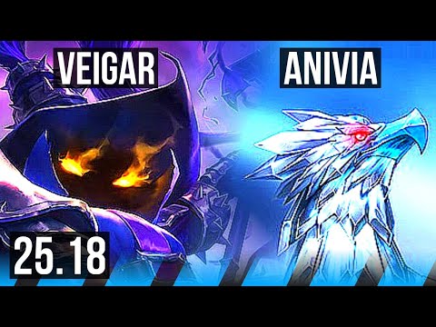 VEIGAR vs ANIVIA (MID) | 52k DMG | EUNE Master | 25.18