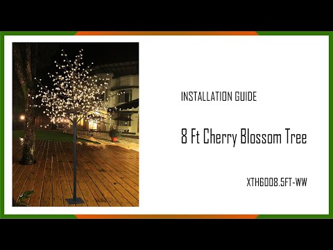 Installation Guide - XTH60085FT-WW 8 Foot Cherry Blossom Tree