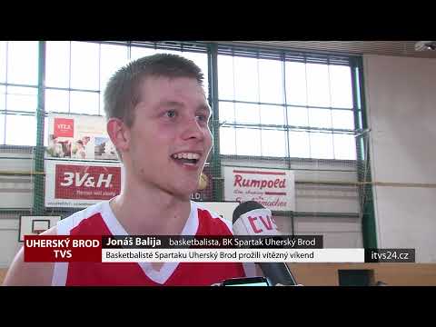 Basketbalisté Spartaku Uherský Brod prožili vítězný víkend (TVS)