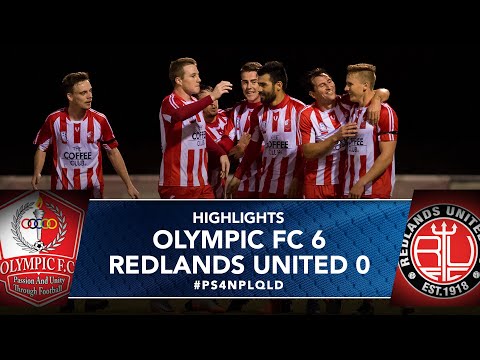 NPL QLD 2017 Round 13 - Olympic FC vs Redlands United Highlights