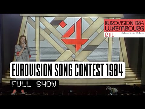 EUROVISION SONG CONTEST 1984 FULL SHOW #EUROVISION - GRAPHICS IN LUXEMBOURGISH