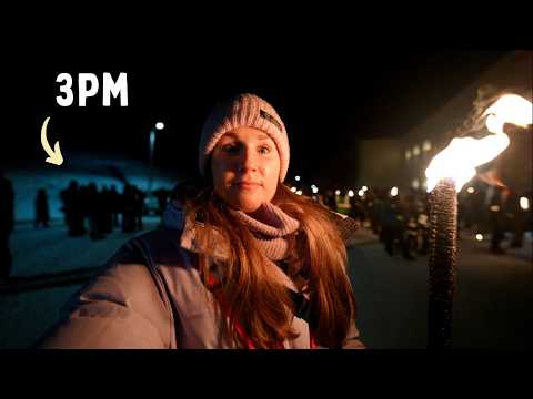 THIS Is How Santa Claus Is Welcomed Home Near the NORTH POLE ︱ Svalbard, Polar Night