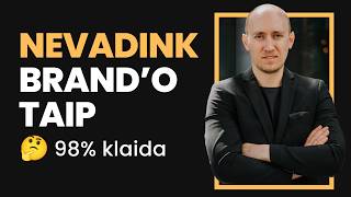 Spąstai renkantis prekės ženklo pavadinimą | 98% daro šią klaidą