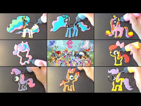 My Little Pony Pancake Art - Princess, Cutie Mark Crusaders