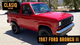 Video Thumbnail for 1987 Ford Bronco II 4WD