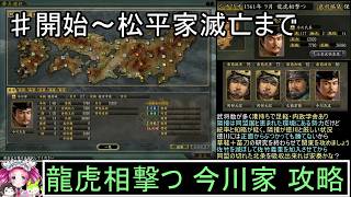 信長の野望 革新PK 龍虎相撃つ 今川家 上級 攻略解説 [ずんだもん ・ 四国めたん 実況プレイ]