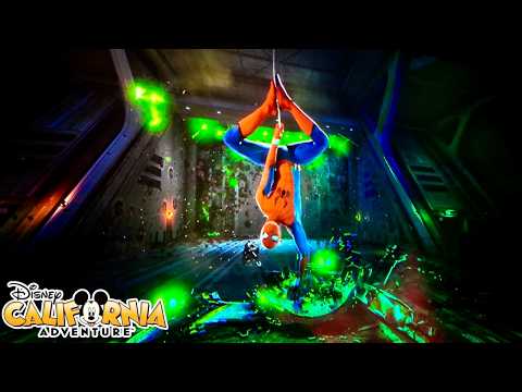 WEB SLINGERS: A Spider‑Man Adventure – Full Ride POV at Disney California Adventure (4K)
