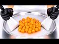 Golden Berry Ice Cream Rolls ASMR