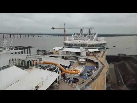 Symphony of the Seas in Dry Dock | World’s Largest Cruise Ship