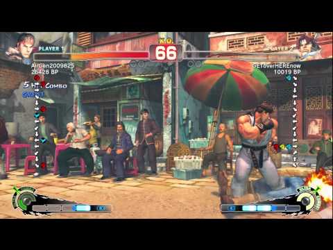 Air [Ryu] vs GEToverHEREnow [T.Hawk] SSF4 Online Ranked Matches - TRUE-HD