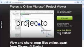 How to view mpp file without MS Project: online Microsoft Project viewer