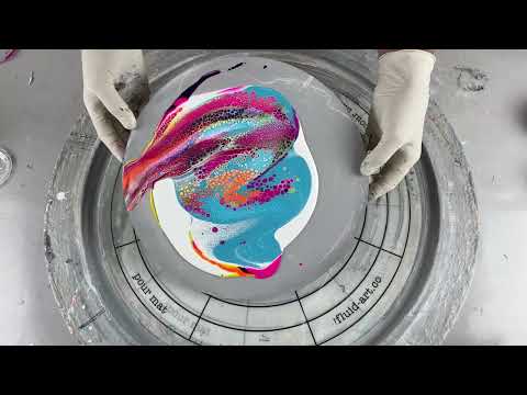 352. Sheleeart  Fluid Artist - Sunset Soirée - Swipe Technique