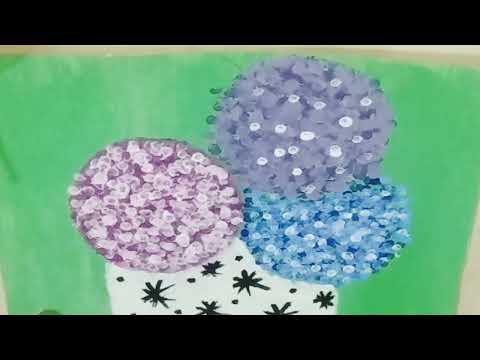 Acrylic Painting Beautiful and easy||Colourfull flowers|| Memories of Tejasri