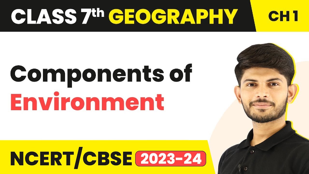 Video tutorial explaining Environmental Components and Earth Systems