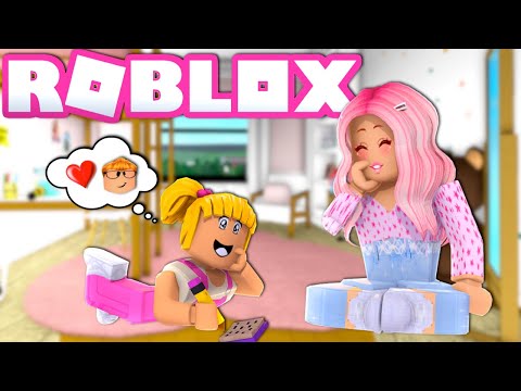 Roblox Love Story - Bloxburg Family Goldie First Crush