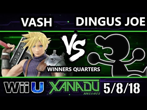 S@X 249 Smash 4 - Vash (Cloud) Vs. Dingus Joe (Game and Watch) - Wii U Winners Quarters