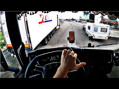 POV Truck Driving SCANIA 500S #scania #truckdriver #truckvlog #trucker #trucking #lkw #lorry #camion
