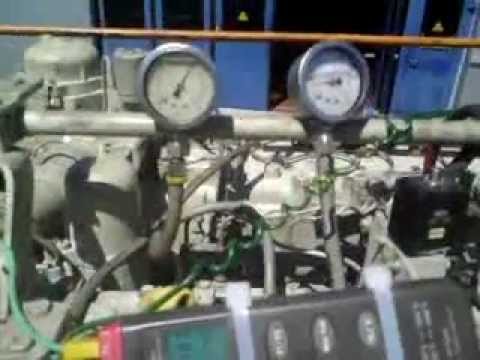 MTU 8v396 test run after repair