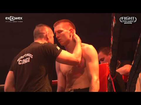 12. zapas - Cingel vs Hasanagic @ FIGHT EXPLOSION 2012 - Bratislava