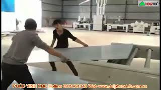 Máy dán phủ màng Pe cho ván công nghiệp