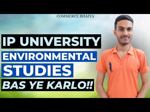 ENVIRONMENTAL STUDIES IMPORTANT TOPICS 2024| Commerce Bhaiya