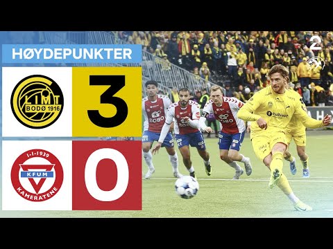 Bodø/Glimt 3 - 0 KFUM Oslo - Høydepunkter