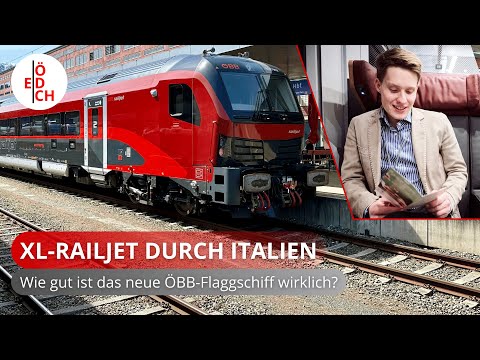 Ein Auf und Ab: Unterwegs mit dem neuen ÖBB Railjet von Deutschland nach Italien