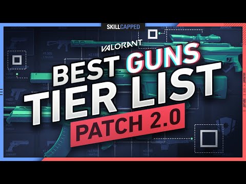 NEW BEST WEAPONS TIER LIST - Patch 2.0 Valorant