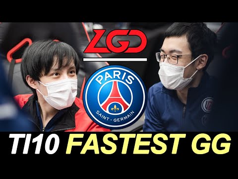 18min, Fastest GG of The International 2021 — PSG.LGD vs VG