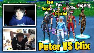 PeterBot Vergo Reet VS Clix Veno Kingaling
