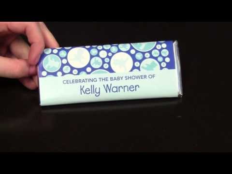 Teddy Time: Custom Candy Bar Wrappers for Baby Shower