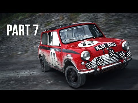 DIRT 4 Career Mode Gameplay Walkthrough Part 7 - HISTORIC RALLY - MINI COOPER (Full Game)