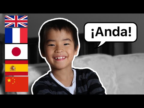 Multilingual Challenge in 5 Languages with a 7-Year-Old Polyglot Boy!