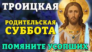 ТРОИЦКАЯ РОДИТЕЛЬСКАЯ СУББОТА! Помяните усопших близких. Православие.